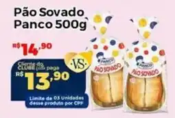 Villarreal Supermercados Pão Sovado Panco oferta