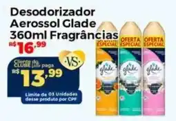 Villarreal Supermercados Desodorizador aerossol glade fragrâncias oferta