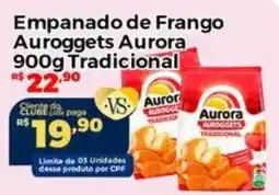 Villarreal Supermercados Empanado de frango auroggets aurora tradicional oferta