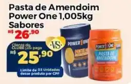 Villarreal Supermercados Pasta de Amendoim Power One Sabores oferta