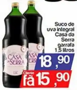 Supermercados Gricki Suco de uva integral casa da serra oferta