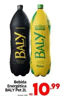 Althoff Supermercados Bebida Energética BALY Pet 2L oferta