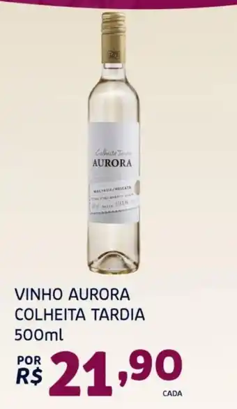 Vinho aurora colheita tardia