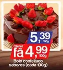 Supermercados Gricki Bolo confetado sabores oferta