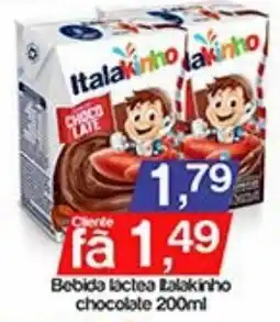 Supermercados Gricki Bebida lactea italakinho chocolate oferta