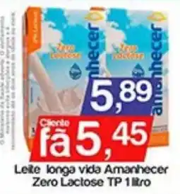 Supermercados Gricki Leite longa vida Amanhecer Zero Lactose oferta