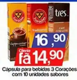 Supermercados Gricki Cápsula para bebidas 3 Corações oferta