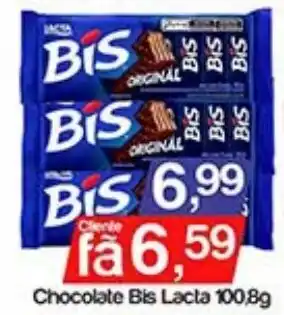 Supermercados Gricki Chocolate Bis Lacta oferta