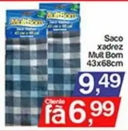 Supermercados Gricki Saco xadrez mult room oferta