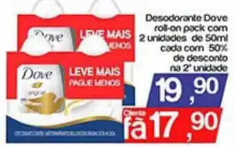 Supermercados Gricki Desodorante dove roll-on oferta