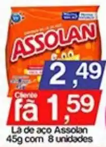 Supermercados Gricki La de aço Assolan oferta