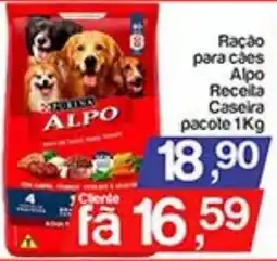 Supermercados Gricki Ração para cães Alpo Receita Caseira oferta