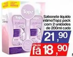 Supermercados Gricki Sabonete liquido intimo Topz oferta