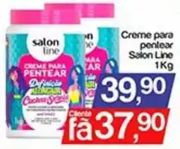 Supermercados Gricki Creme para pentear Salon Line oferta