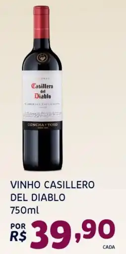 Trimais Supermercado vinho casillero del diablo oferta