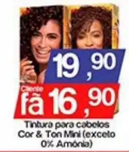 Supermercados Gricki Tintura para cabelos Cor & Ton Mini oferta