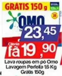 Supermercados Gricki Lava roupas em pó Omo oferta