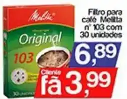 Supermercados Gricki Filtro para café melitta original n° 103 oferta