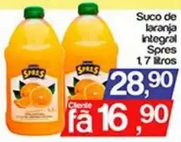 Supermercados Gricki Suco de laranja integral spres oferta