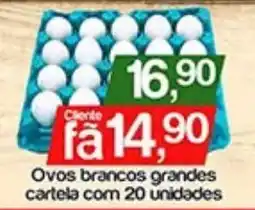 Supermercados Gricki Ovos brancos grandes oferta