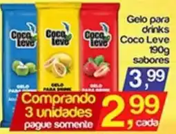 Supermercados Gricki Gelo para drinks coco leve oferta
