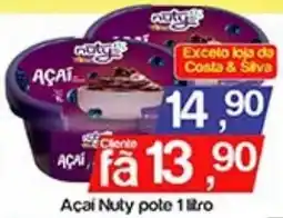 Supermercados Gricki Açaí nuty oferta