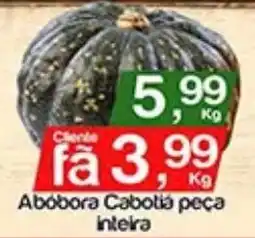Supermercados Gricki Abóbora Cabotia peça oferta