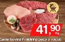 Supermercados Gricki Carne bovina fraldinha peça a vácuo oferta