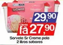 Supermercados Gricki Sorvete Sr Creme oferta