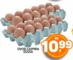 Juzan ovos caipira dúzia oferta