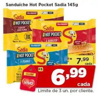 Sanduíche hot pocket sadia