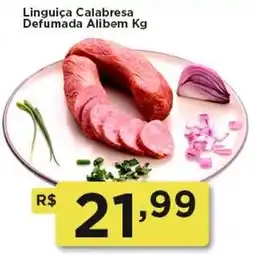 Rede Vivo Linguiça Calabresa Defumada Alibem Kg oferta
