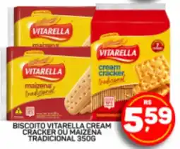 Juzan Biscoito vitarella cream cracker ou maizena tradicional oferta
