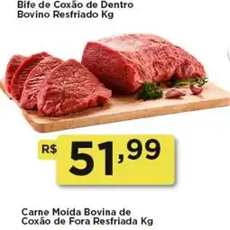 Rede Vivo Bife de Coxão de Dentro Bovino Resfriado Kg oferta