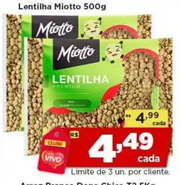 Rede Vivo Lentilha miotto premium oferta
