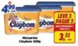 Supermercados Campeão Margarina claybom oferta