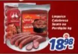 Supermercados Campeão Linguiça Calabresa Serra ou Perdigão oferta