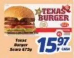 Supermercados Campeão Texas burger oferta