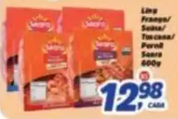 Supermercados Campeão Linguiça Frango/ Suína/ Toscana/ Pernil Soara oferta