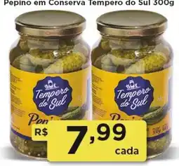 Rede Vivo Pepino em conserva tempero do sul oferta