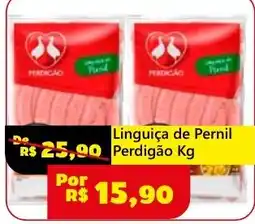 Royal Supermercados Linguiça de Pernil Perdigão oferta