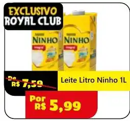 Royal Supermercados Leite litro ninho oferta