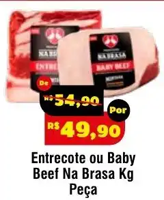 Royal Supermercados Entrecote ou Baby Beef Na Brasa Kg Peça oferta