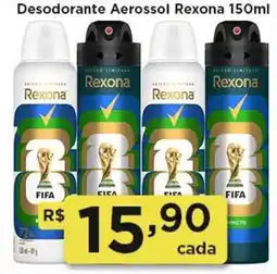 Rede Vivo Desodorante Aerossol Rexona oferta