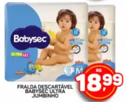 Juzan Fralda descartável babysec ultra jumbinho oferta