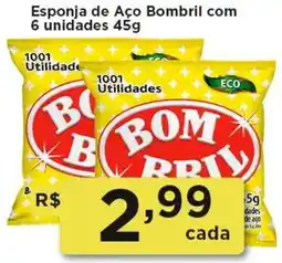 Rede Vivo Esponja de Aço Bombril oferta