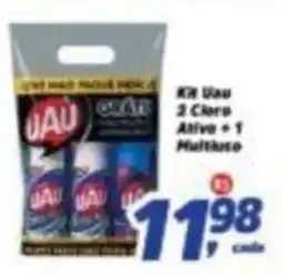 Supermercados Campeão kit uau 2 cloro ativo + 1 multiluso oferta