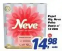 Supermercados Campeão Papel Rig. Neve Folha Dupla oferta