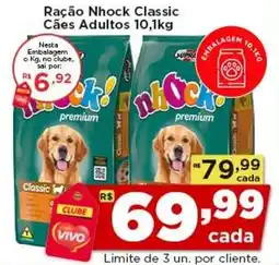 Rede Vivo Ração nhock classic cães adultos oferta