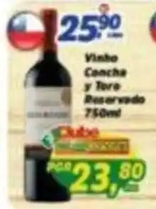 Supermercados Campeão Vinho Concha y Toro Reservado oferta
